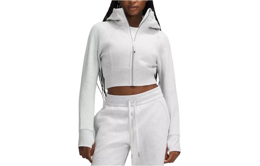 lululemon Scuba Full-Zip Cropped Hoodie