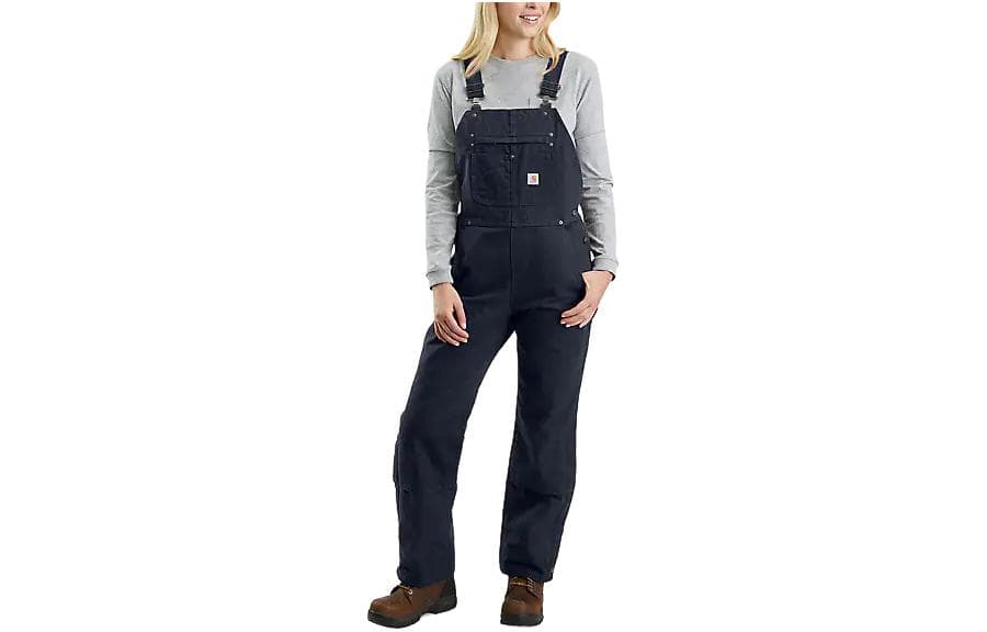 Carhartt 104049 WOMEN'S INSULATED BIBS - RELAXED FIT - WASHED DUCK - 3 WARMEST RATING