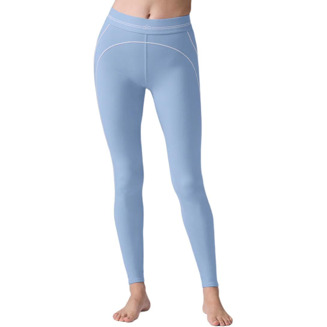 alo yoga Colorblock High Waist Leggings Black White