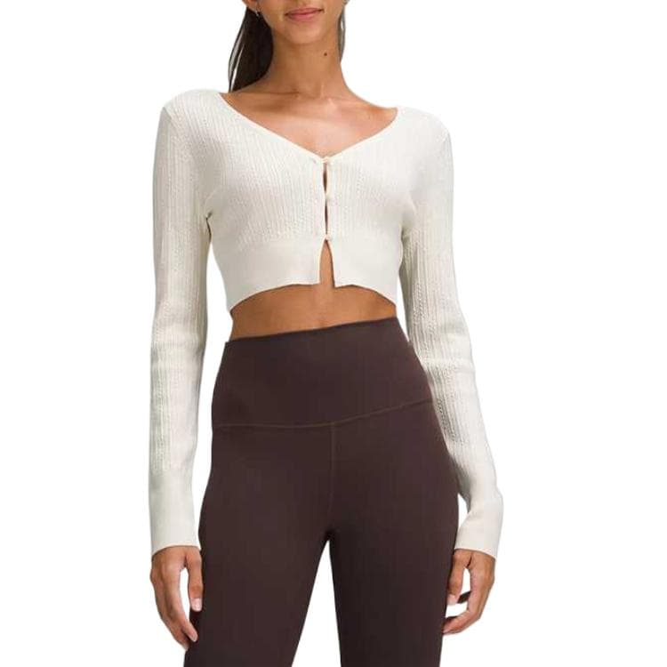 lululemon Ribbed Merino Wool Cardigan