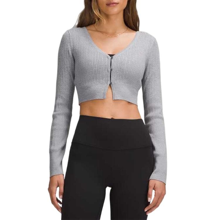 lululemon Ribbed Merino Wool Cardigan