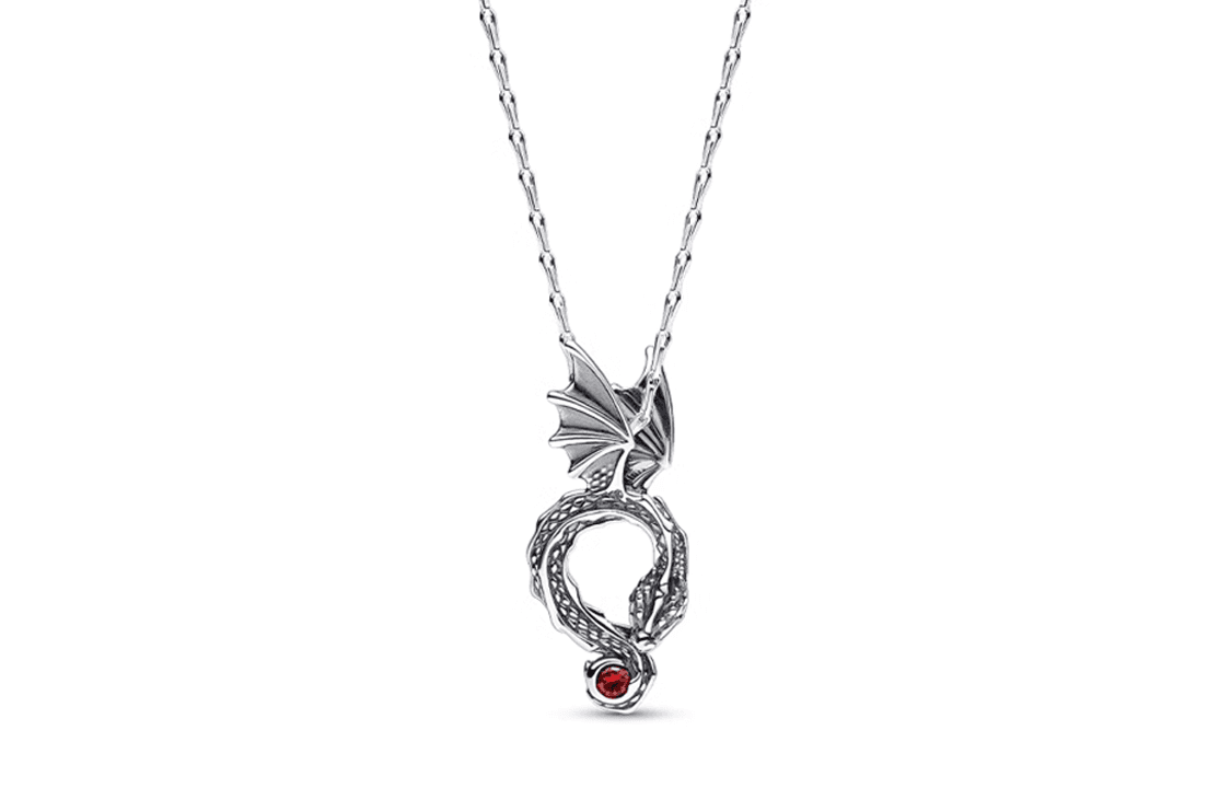 Pandora Game of Thrones Dragon Pendant Necklace