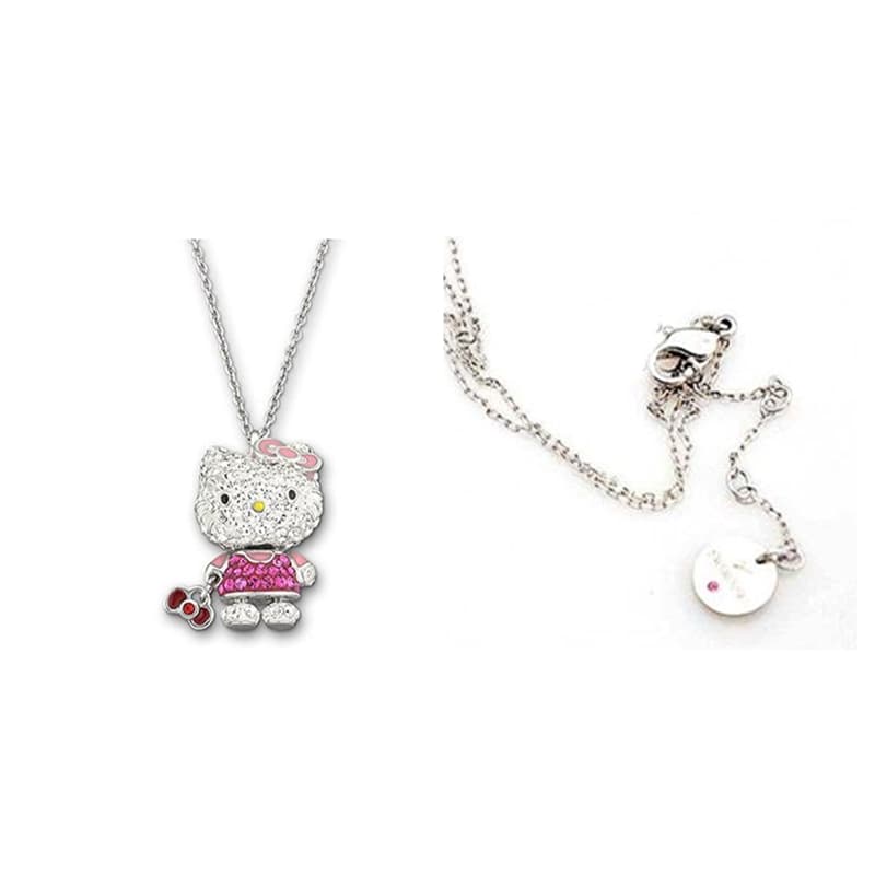 Swarovski Hello Kitty Bow Necklace