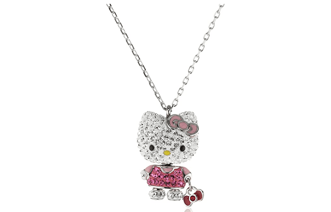 Swarovski Hello Kitty Bow Necklace
