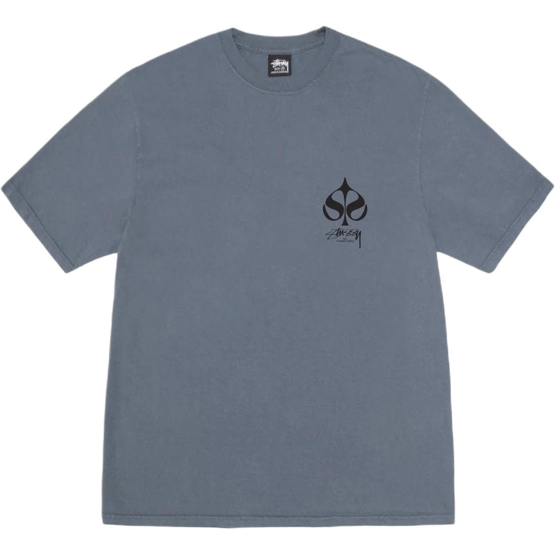 Stussy SS25 SPADE TEE PIGMENT DYED logoT