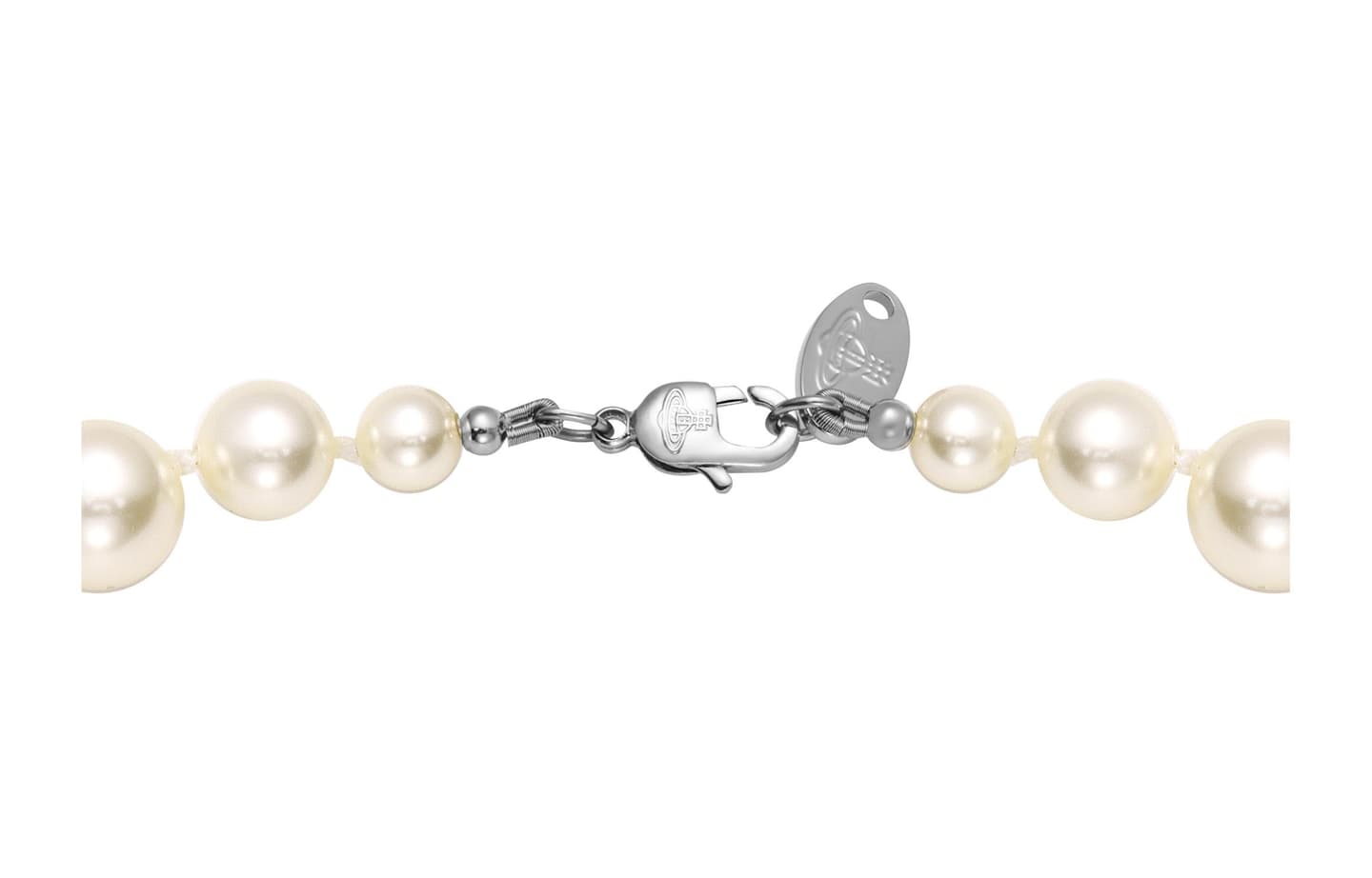 Vivienne Westwood One Row Pearl Bas Relief Choker