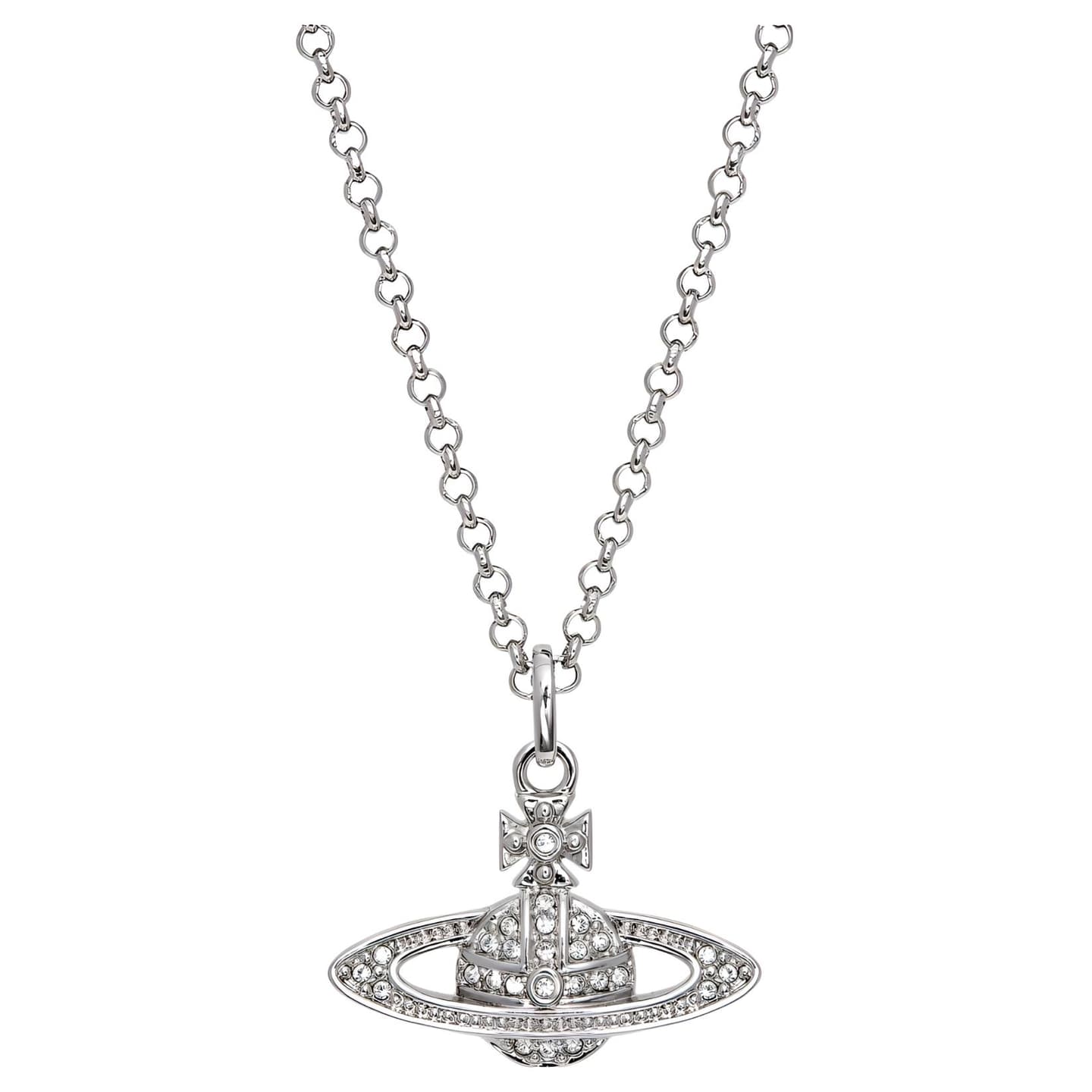Vivienne Westwood Mini Bas Relief Pendant Silver