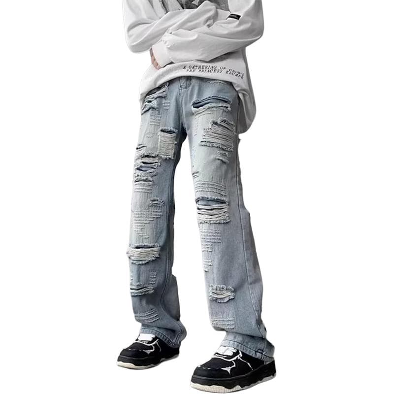 MGXEK Vintage Distressed Jeans