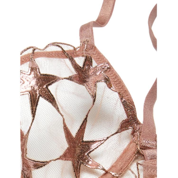Victoria's Secret V Bra Set Brown