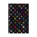 Louis Vuitton x Takashi Murakami Passport Holder Black Multicolor