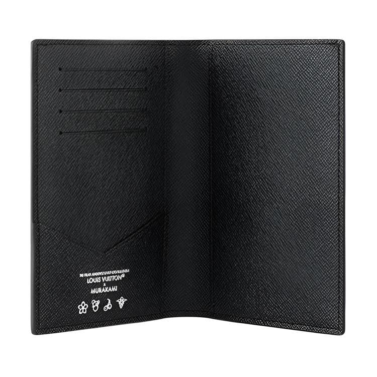Louis Vuitton x Takashi Murakami Passport Holder Black Multicolor