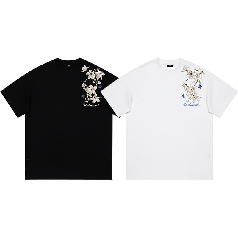 UNthemed Embroidered Logo Tee