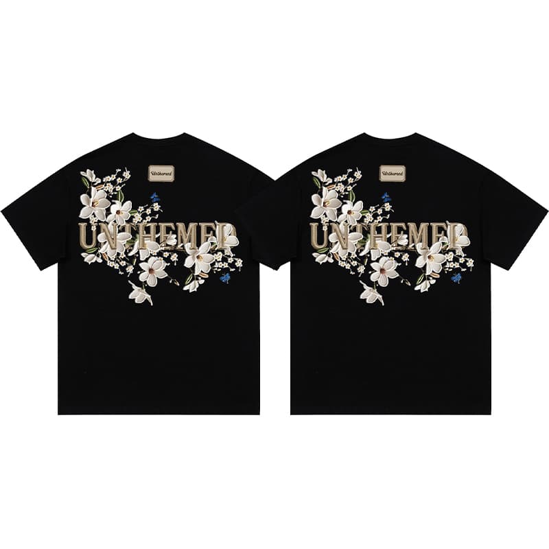UNthemed Embroidered Logo Tee