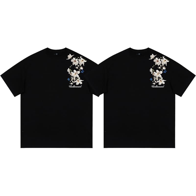 UNthemed Embroidered Logo Tee