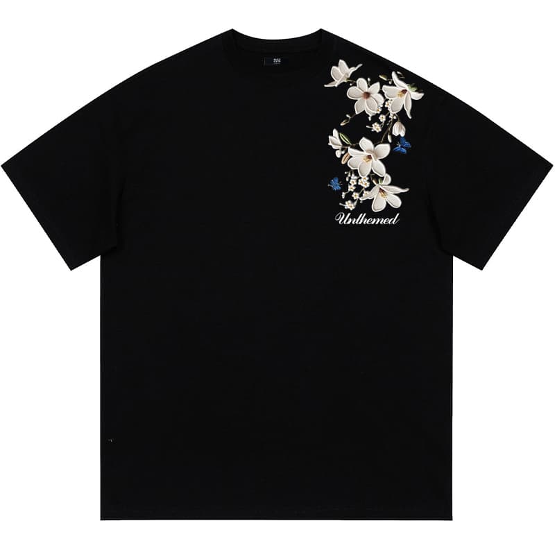 UNthemed Embroidered Logo Tee
