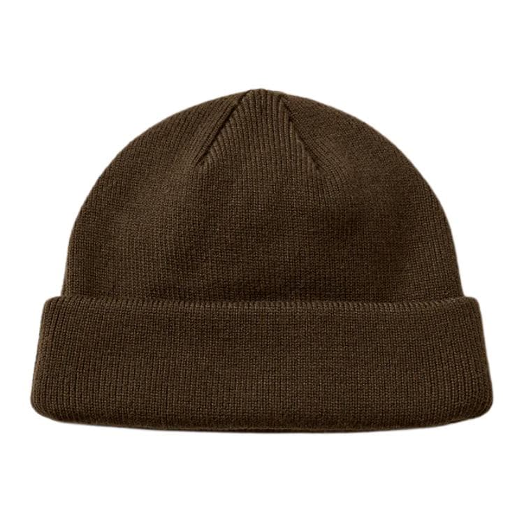 alo yoga Logo Recycled Polyester Beanie Deep Brown