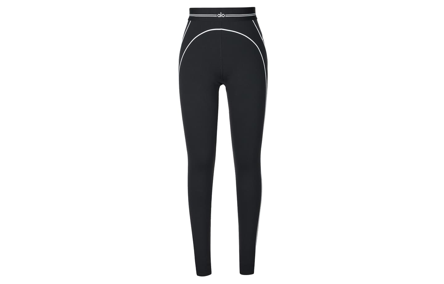 alo yoga Colorblock High Waist Leggings Black White