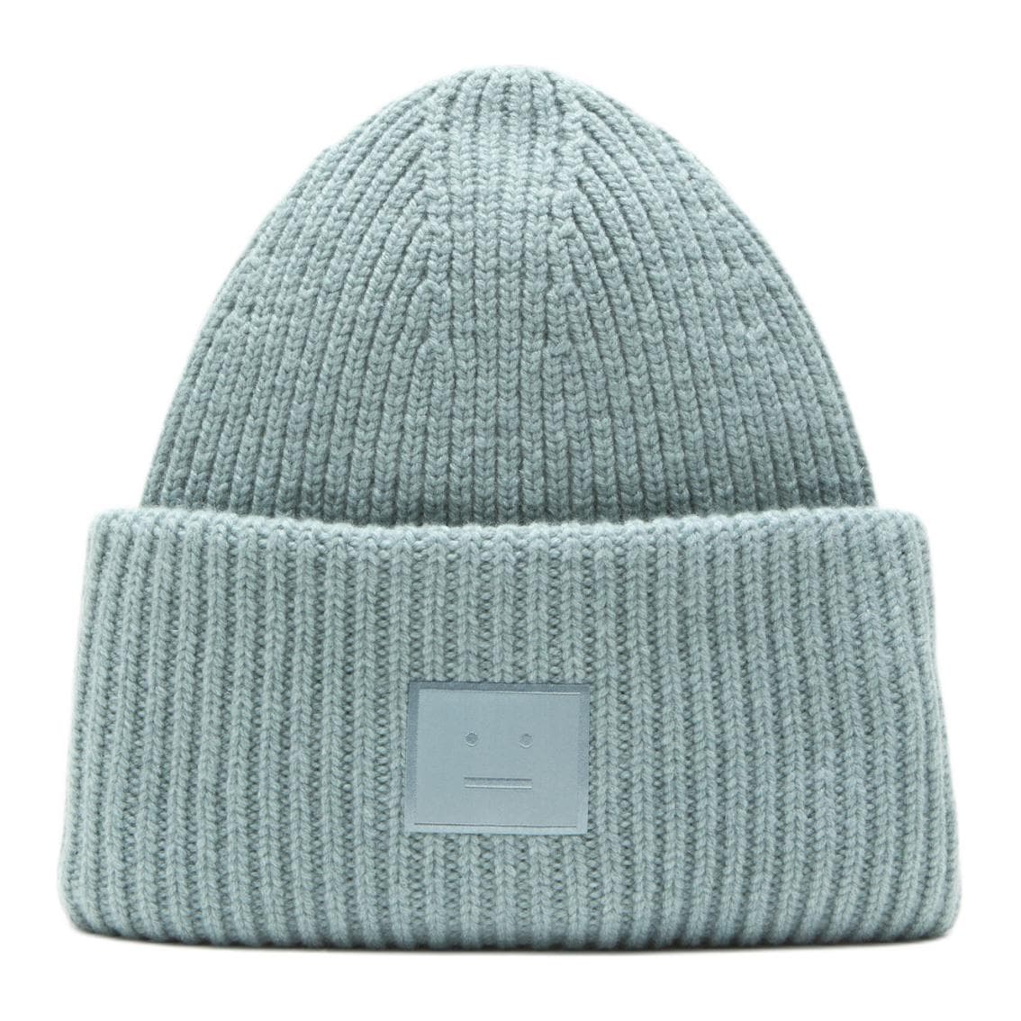 Acne Studios Logo Patch Wool Beanie Light Blue