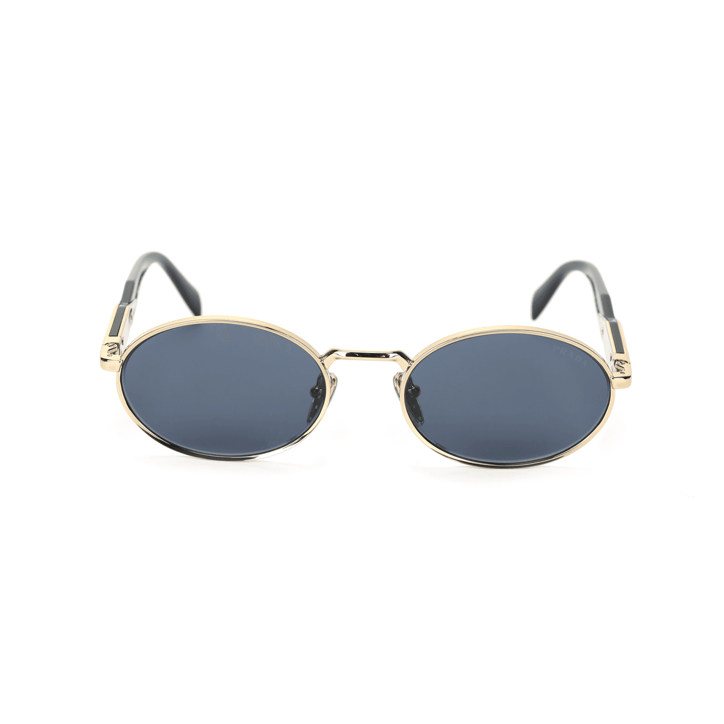 Prada Oval Sunglasses Gold