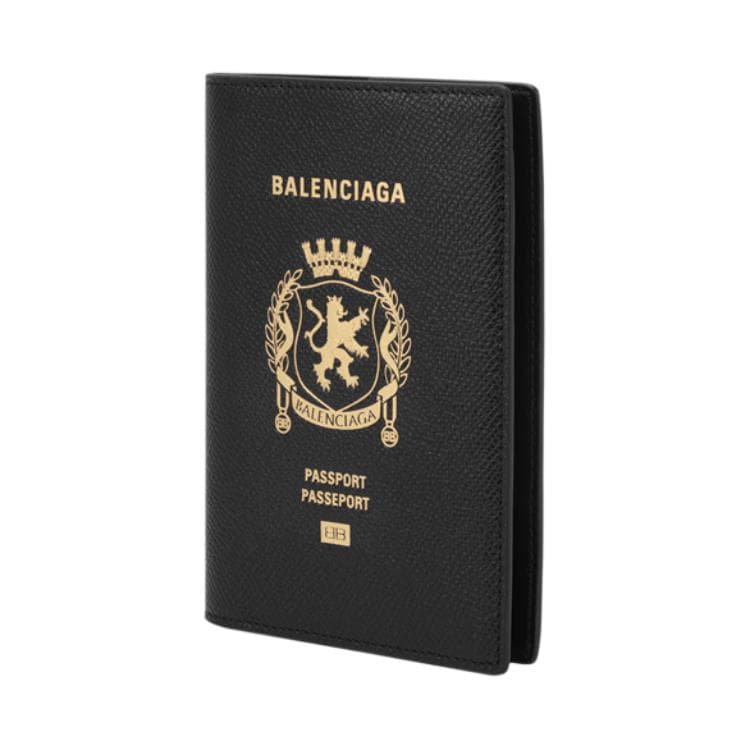 Balenciaga Passport Holder Black