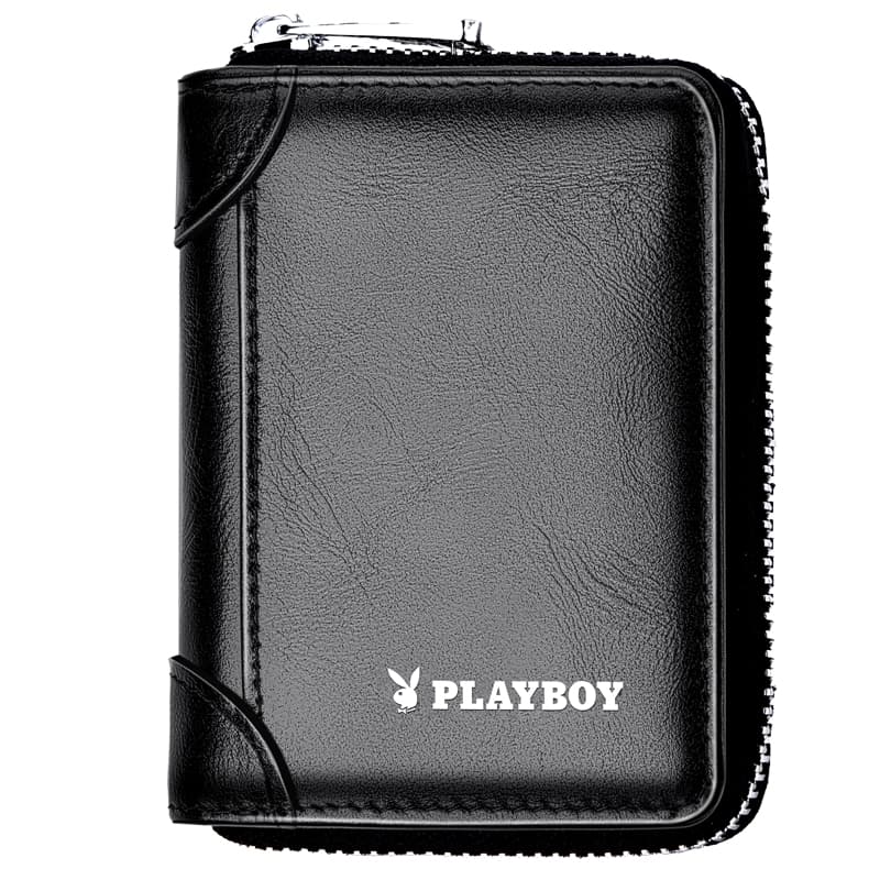 Playboy PVC Card Holder Black