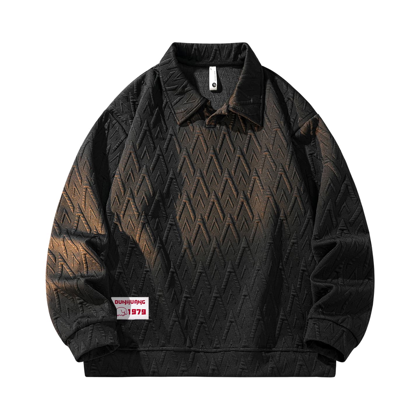 Dunhuang Museum Jacquard Polo Sweater