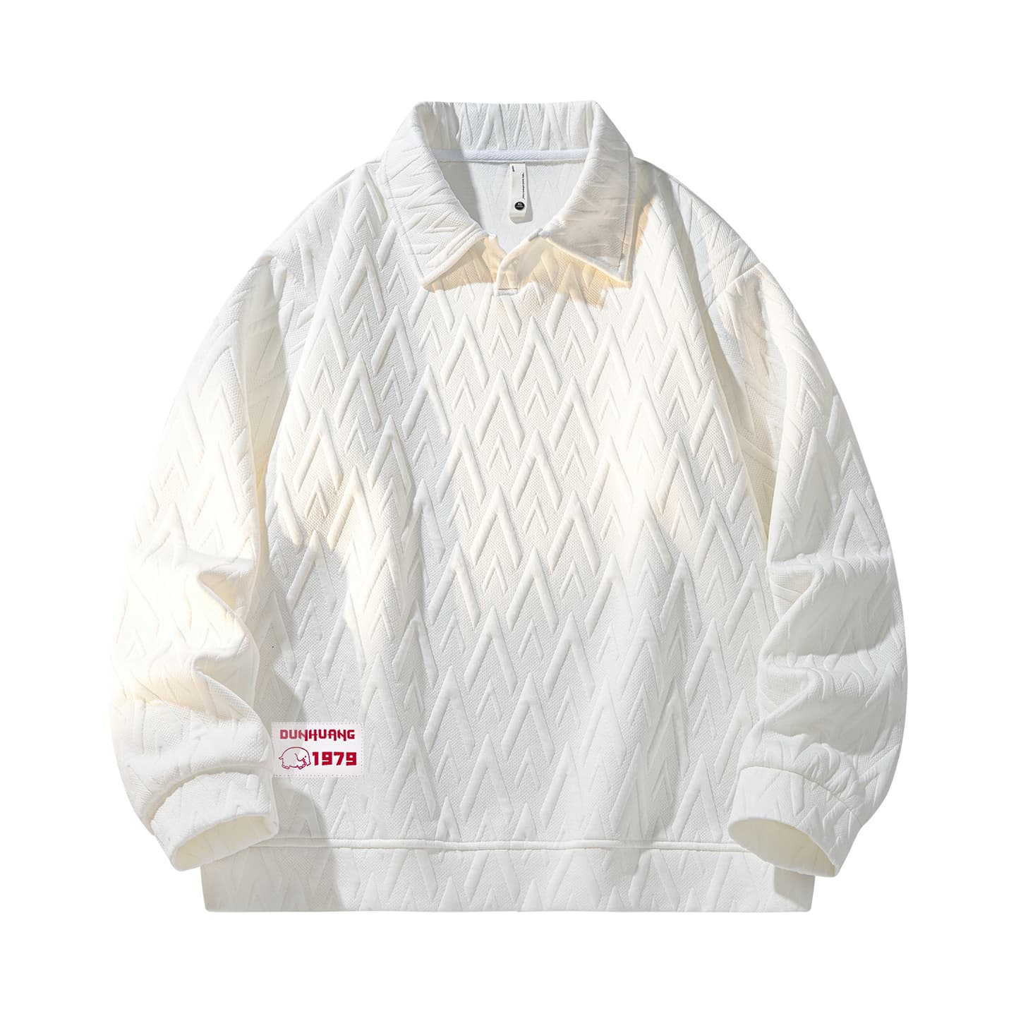 Dunhuang Museum Jacquard Polo Sweater