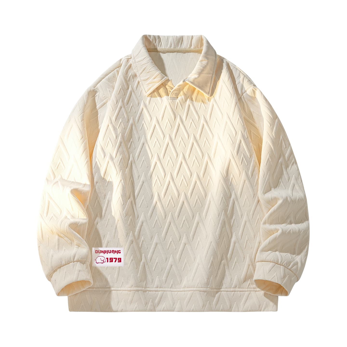 Dunhuang Museum Jacquard Polo Sweater