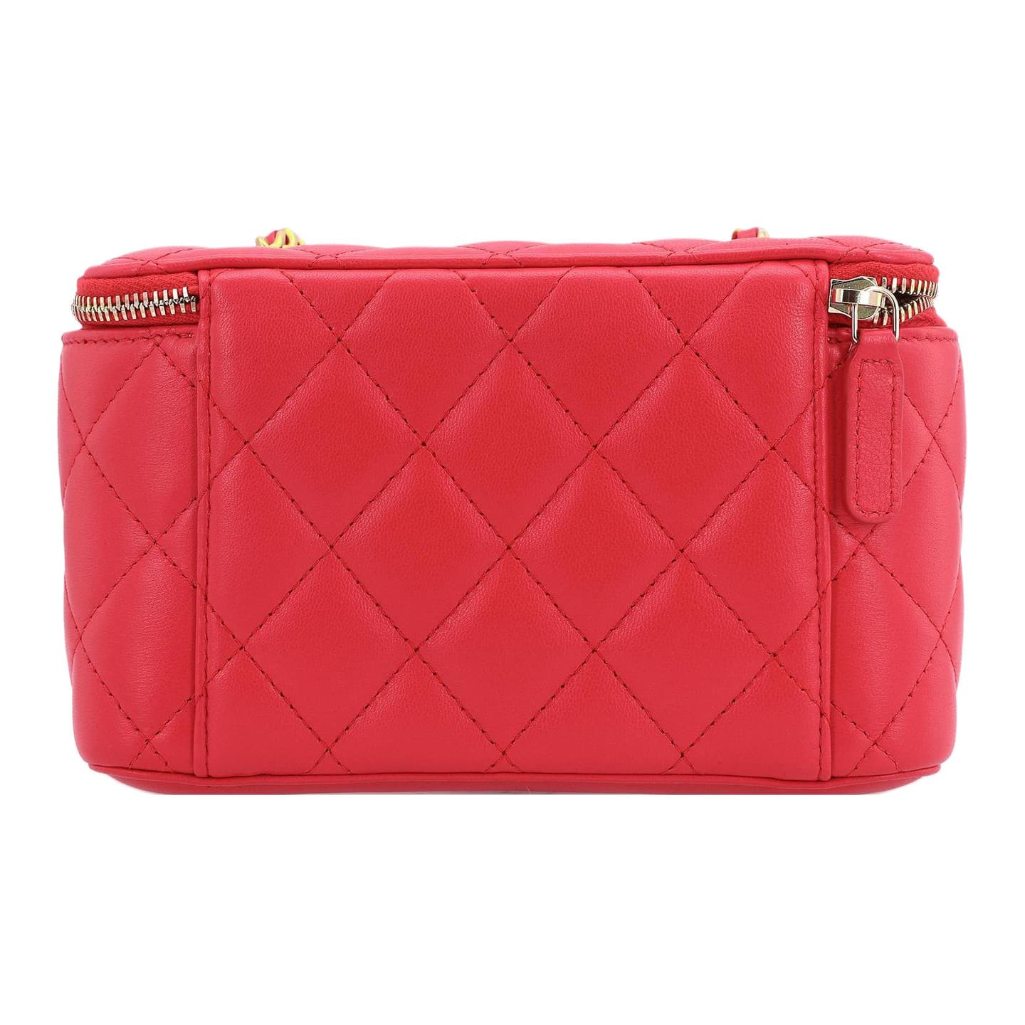 Chanel Box Bag Coral Red