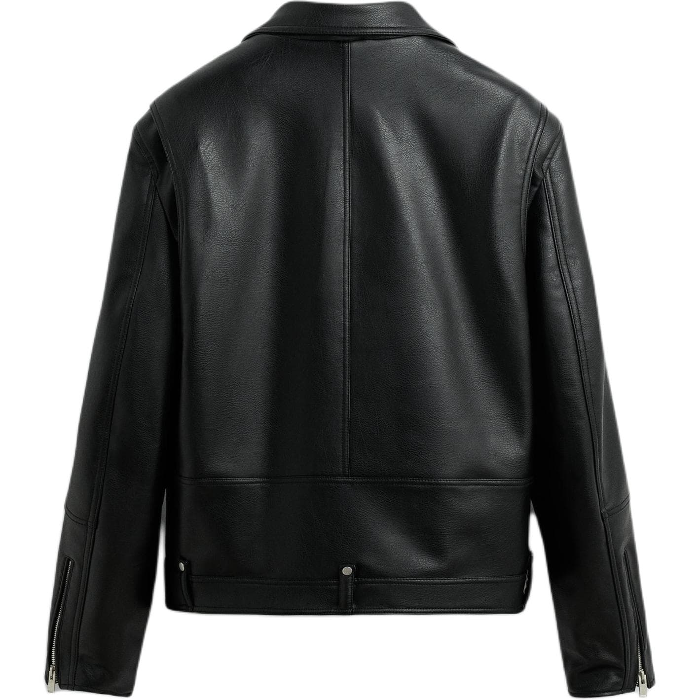 ZARA Asymmetric V-Collar Biker Jacket