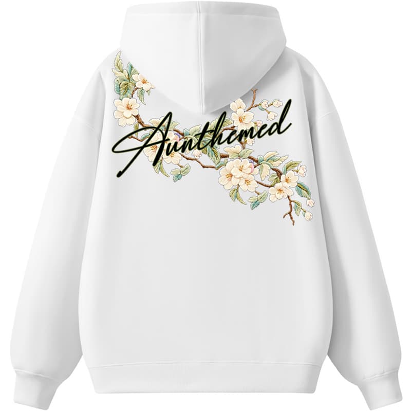 UNthemed Retro Botanical Embroidered Hoodie