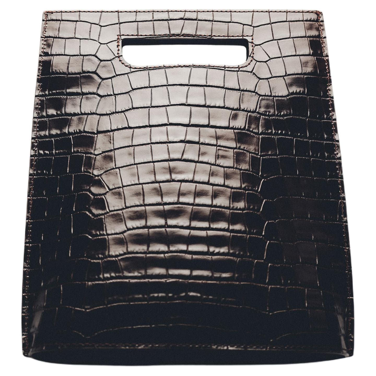 COS Folio Mini Shoulder Bag Brown