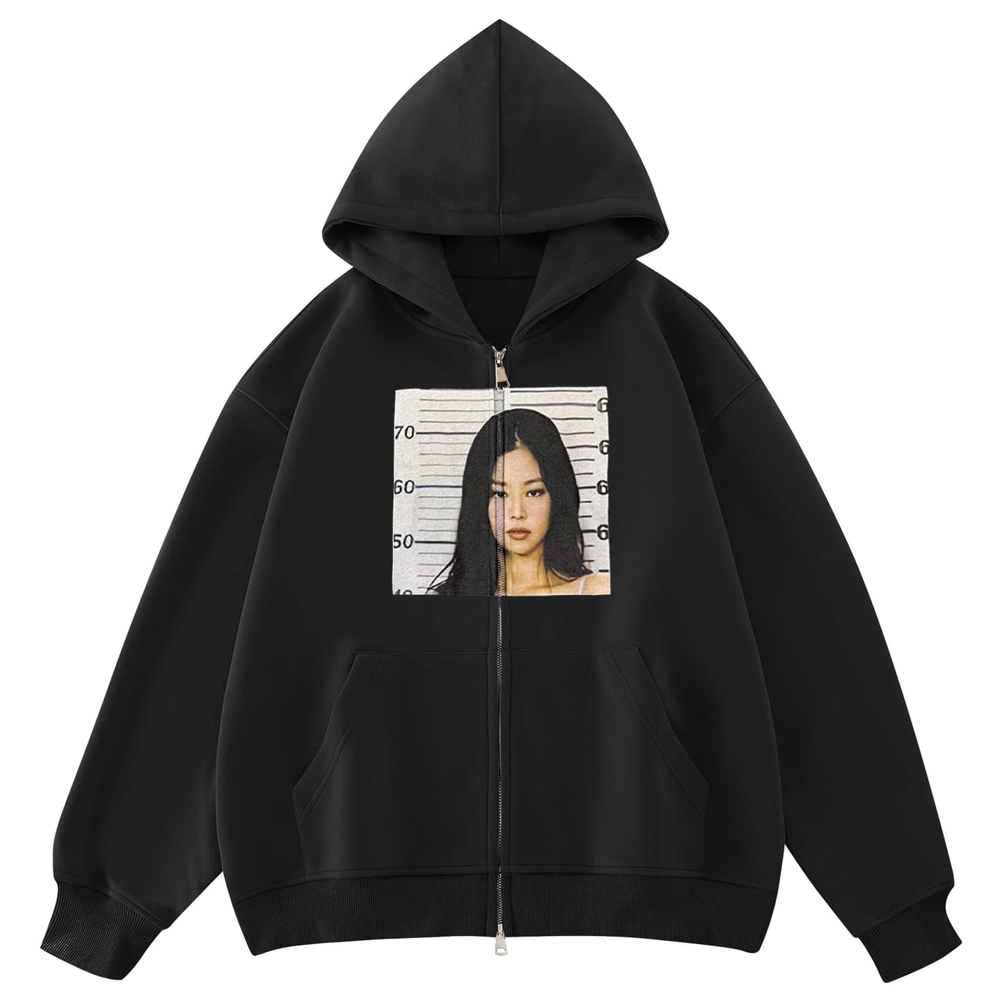 DOGANSON Vintage Portrait Print Sweatshirt