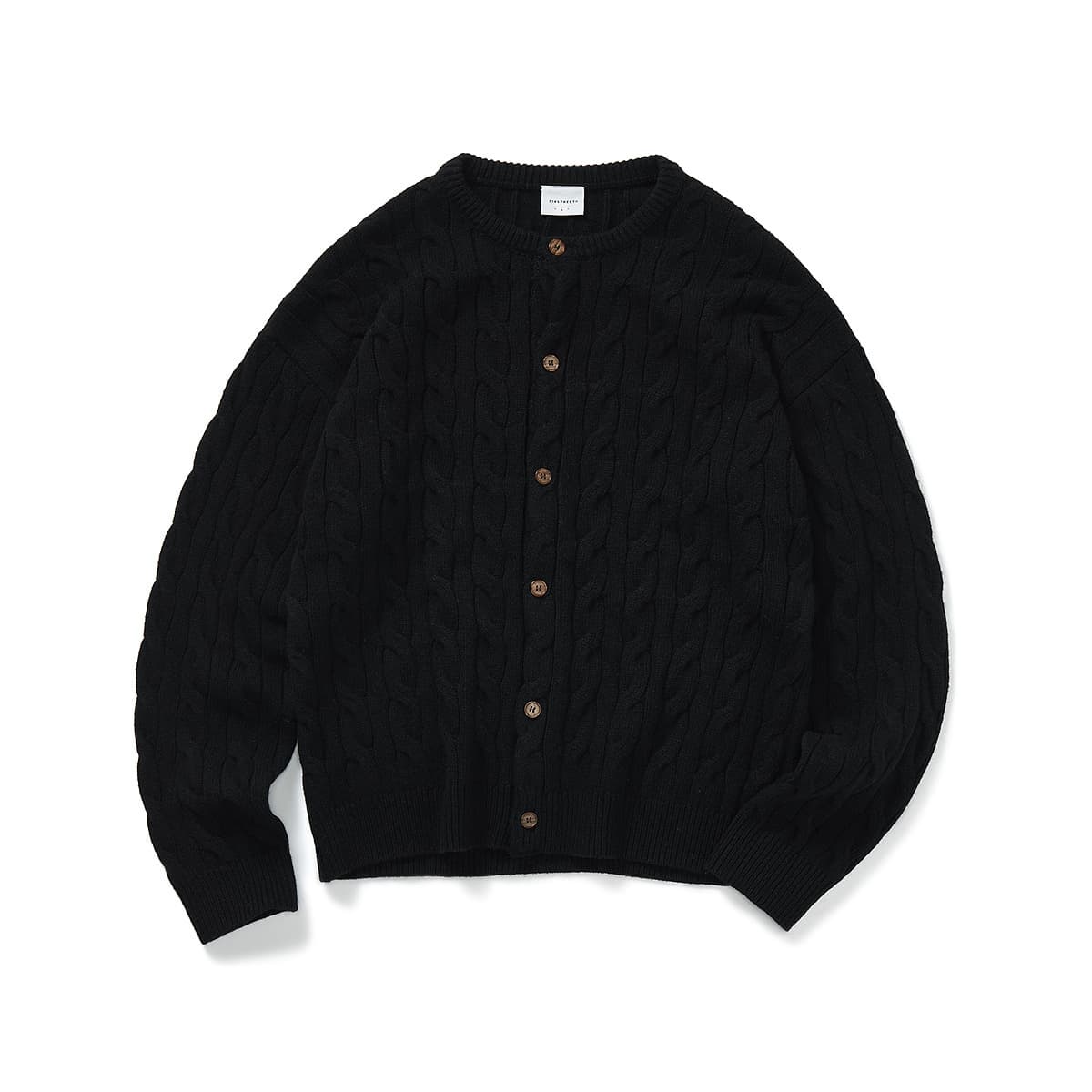 714STREET Simple Series Vintage Knit Cardigan