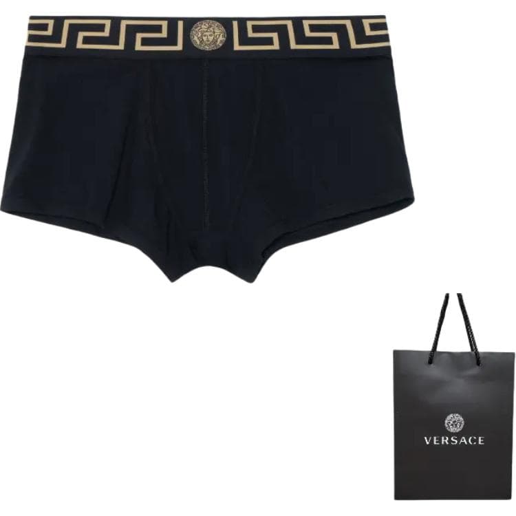 Versace Logo Print Boxer Briefs