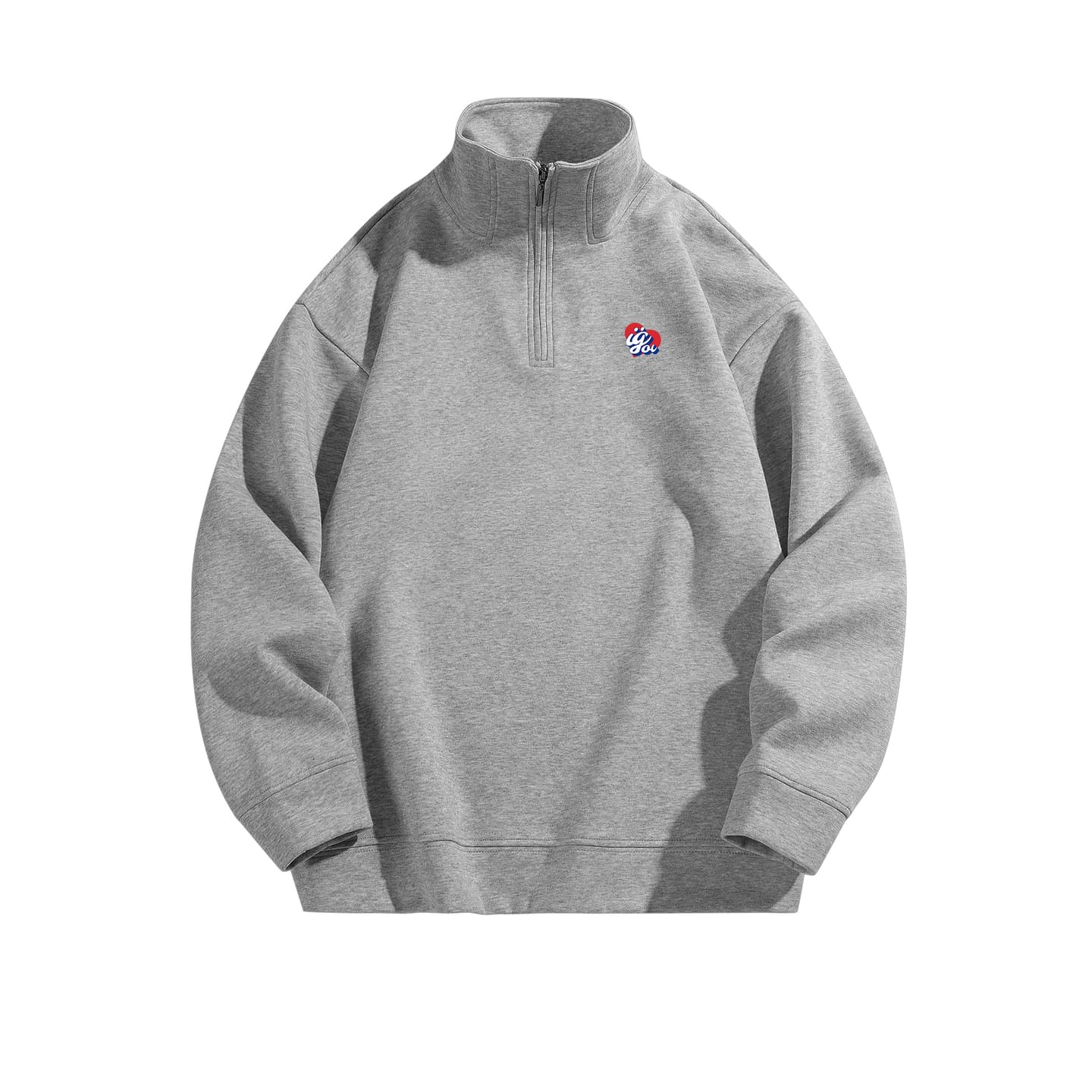 IGOI Classic Heart Logo Half-Zip Sweatshirt