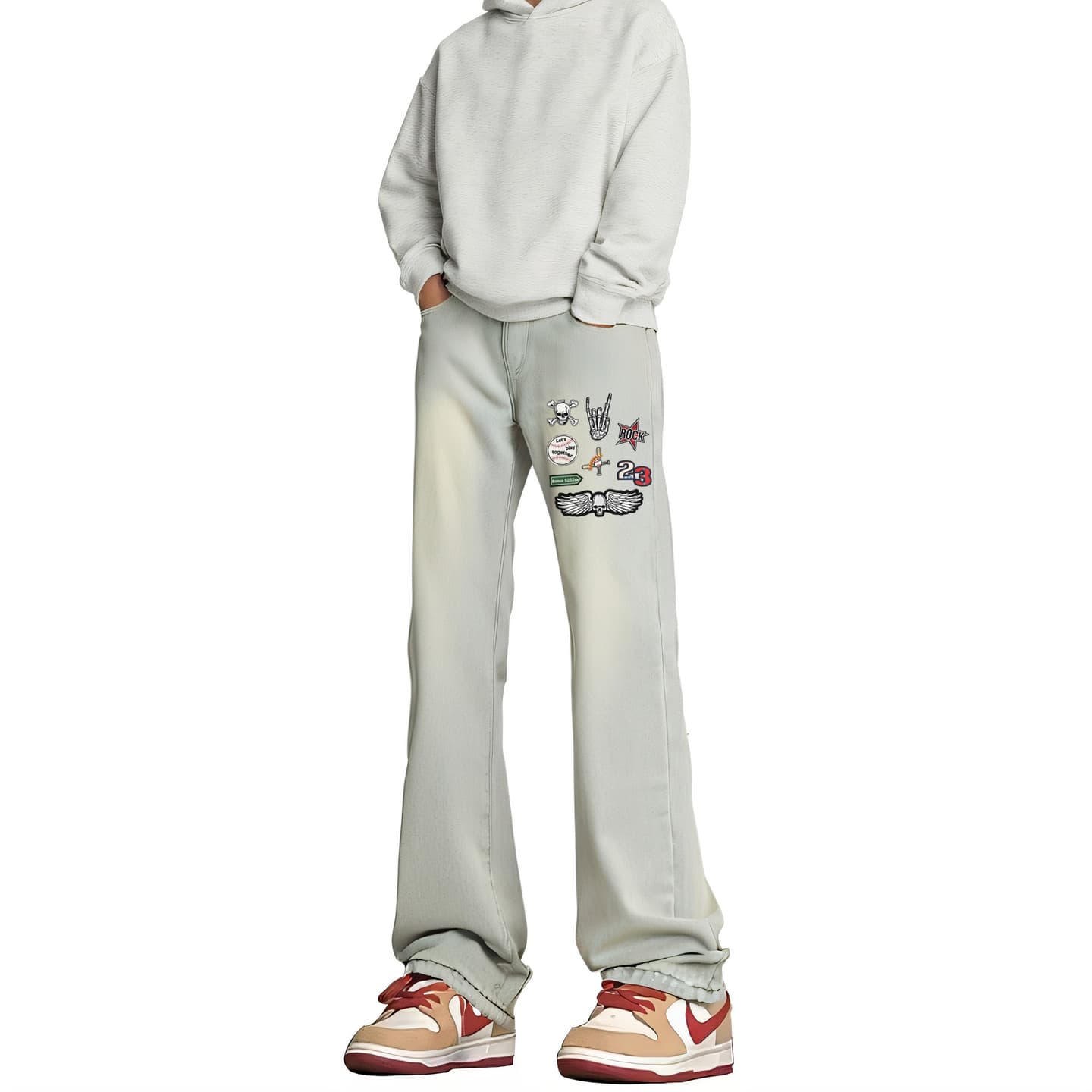 AMBER LIGHT Cleanfit Heavyweight Denim Pants