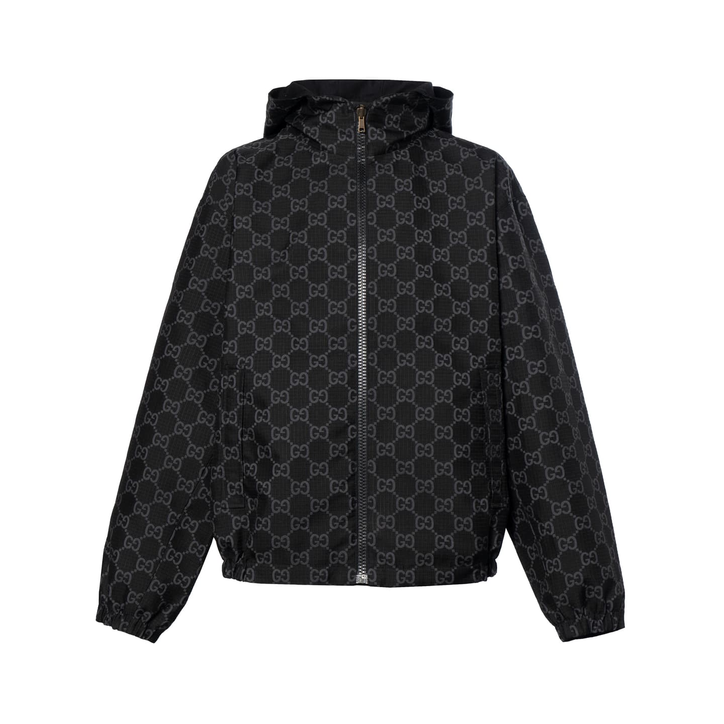 Gucci FW23 Letter Logo Jacket Black