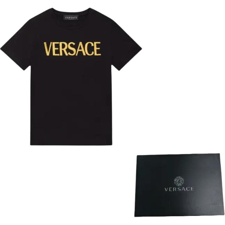 Versace SS24 Logo Embroidery T-Shirt