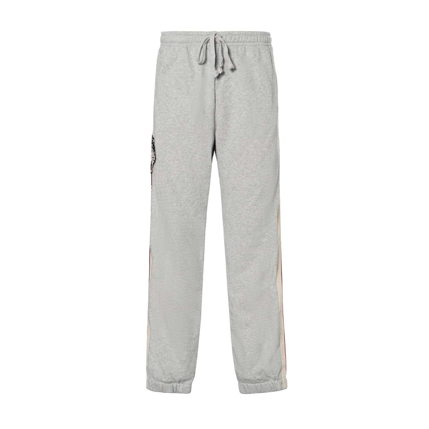 Gucci Classic Tiger Head Jogger Pants Gray