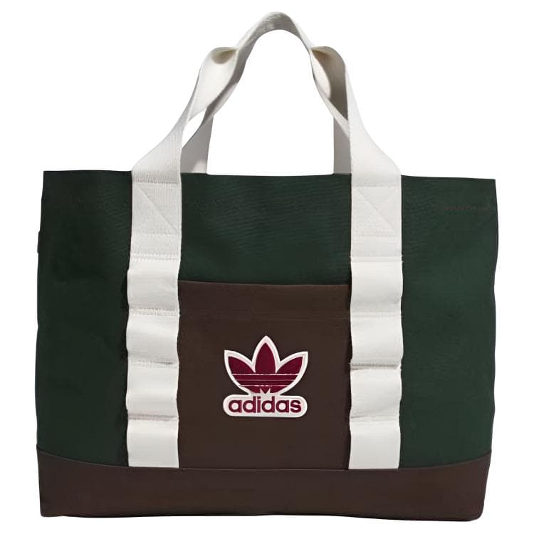 adidas Originals 38.22L Tote Bag Green Brown