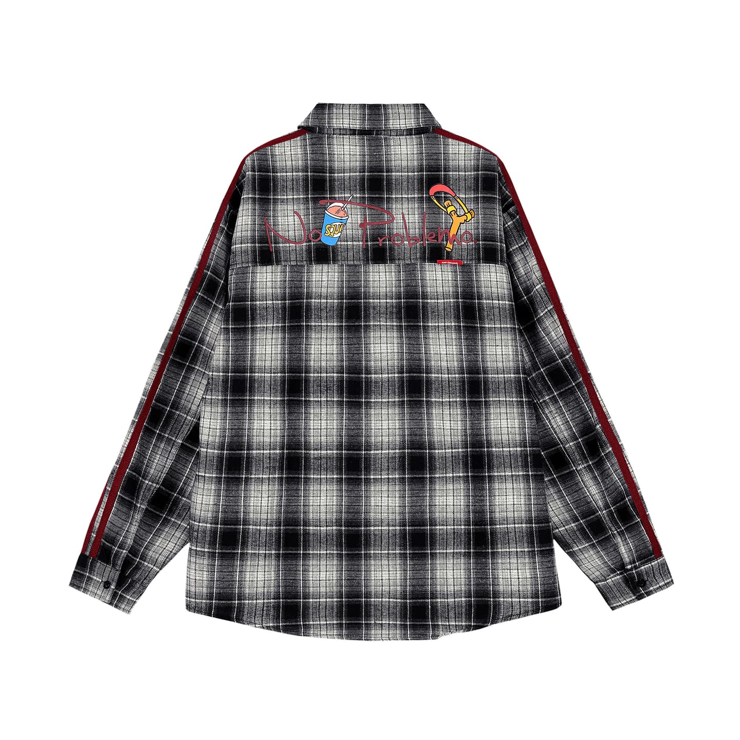 The Simpsons Retro Stripe Embroidered Shirt