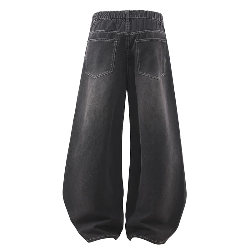 BRNR Washed Vintage Wide Leg Jeans