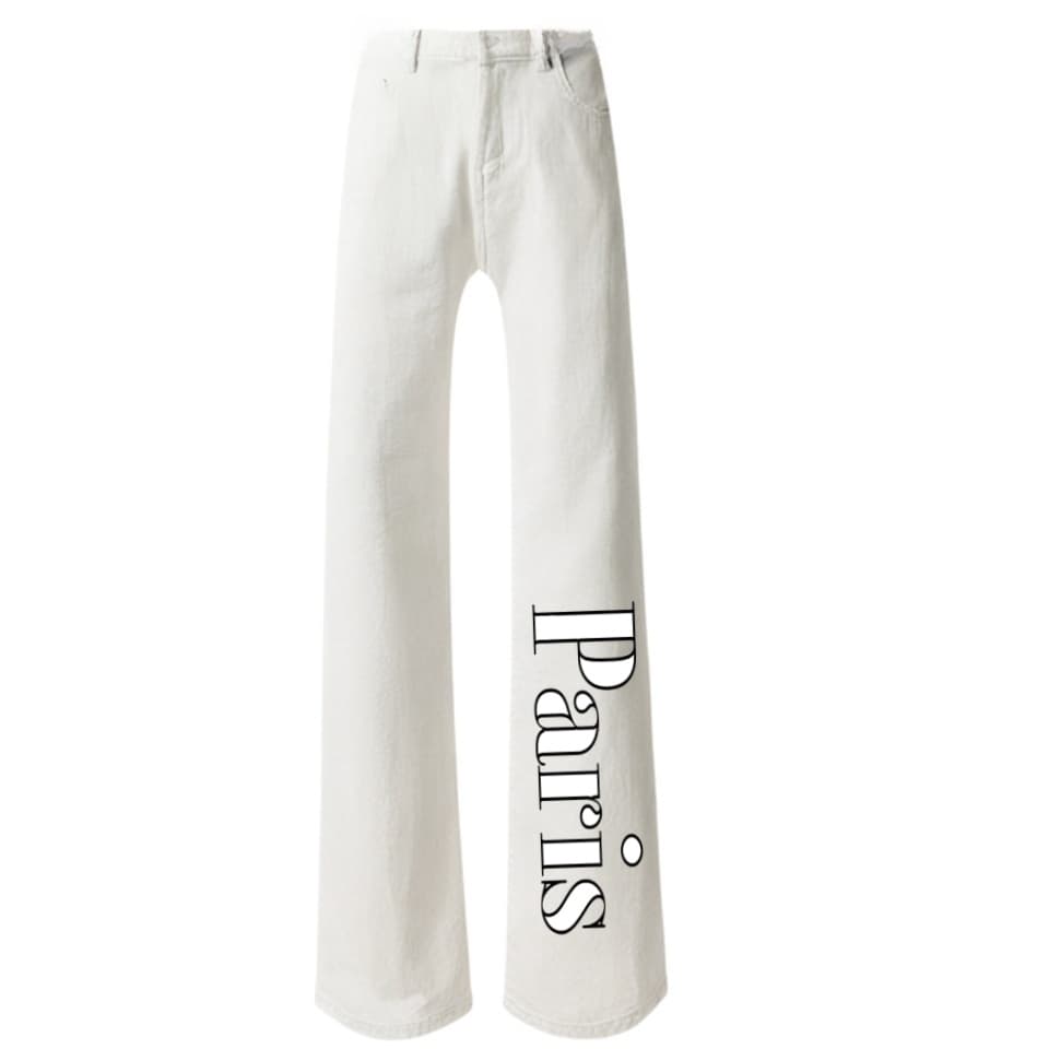 AMBER LIGHT Paris Curved Blade Jeans