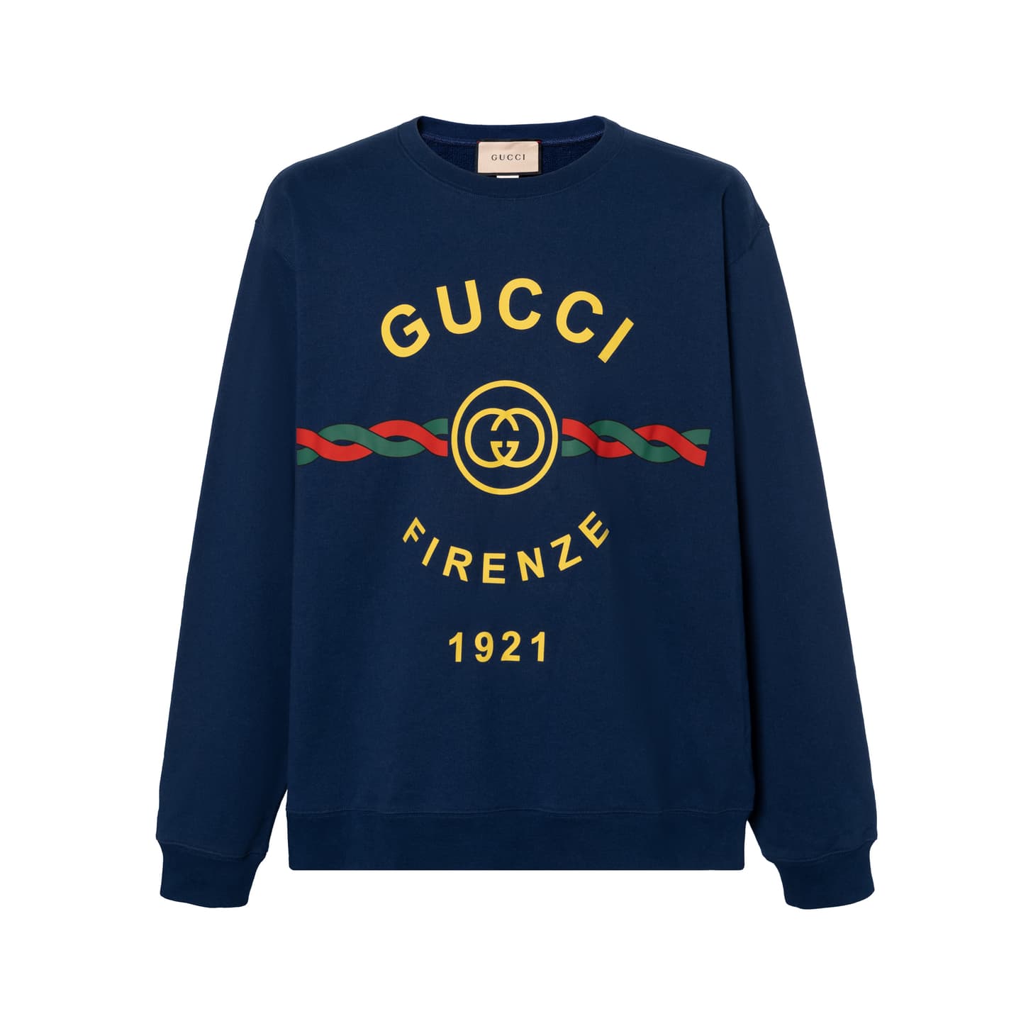 Gucci 1921 Logo Sweatshirt Blue