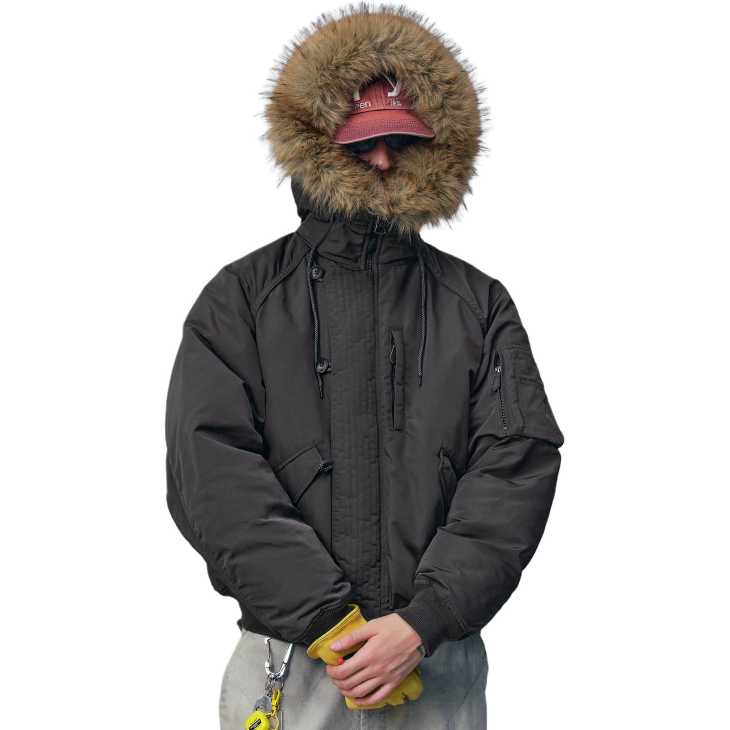 NOTHOMME Monterest N2B Windproof Detachable Fur Collar Down Jacket