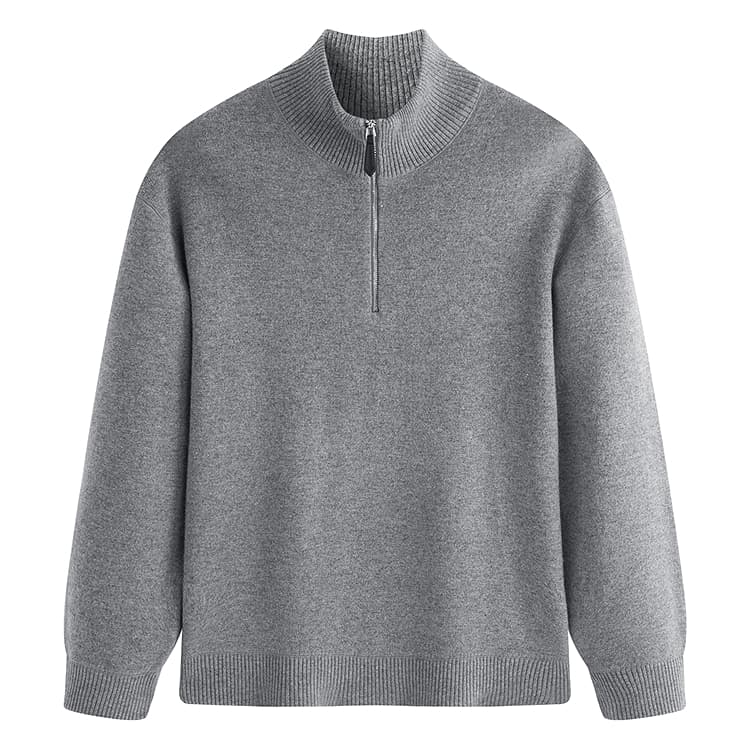 PEACEBIRD MEN Half Neck Knit Sweater