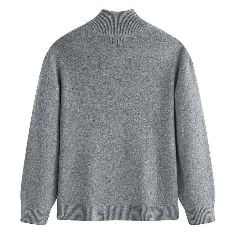 PEACEBIRD MEN Half Neck Knit Sweater