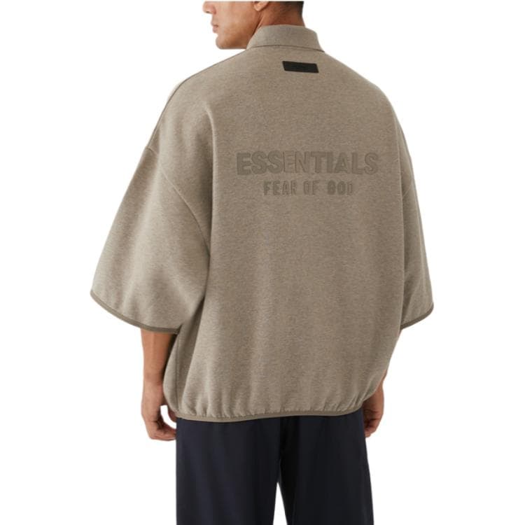Fear of God Essentials Heather Grey Polo