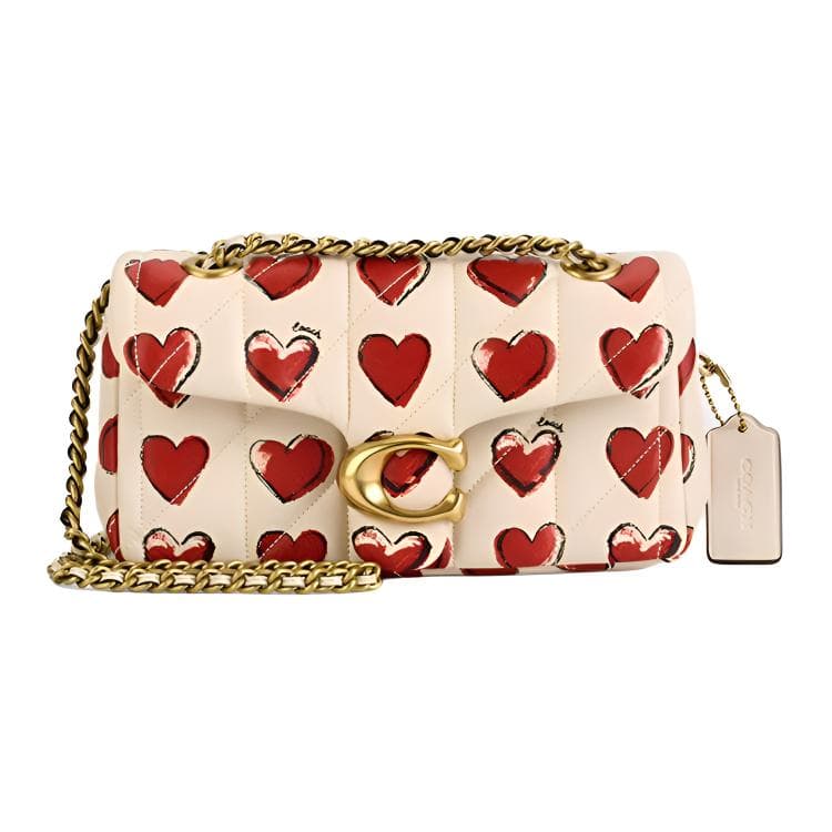 Coach Tabby 20 Quilted Heart Print